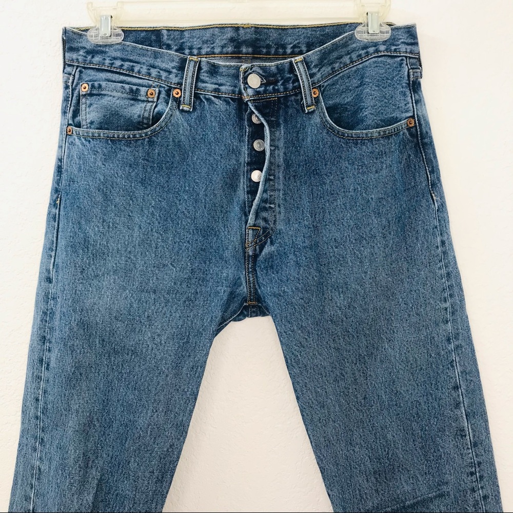 Levi’s 501 Button Fly Straight Leg Jeans